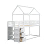 Bunk Bed With Shelves And Drawers, Storage Focused Design