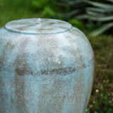 Heavy Outdoor Cement Fountain Antique, Cute Unique Urn Design Water Feature For Home Garden