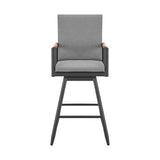 Crown - Outdoor Patio Swivel Bar Stool