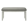 Upholstered Bench With Solid Legs