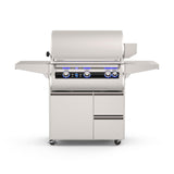 Fire Magic Echelon Diamond E660i 30-Inch Freestanding Propane Grill w/ Rotisserie, Left Side Infrared Burner & Digital Thermometer