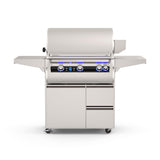 Fire Magic Echelon Diamond E790i 36-Inch Freestanding Natural Gas Grill w/ Rotisserie, Left Side Infrared Burner & Digital Thermometer