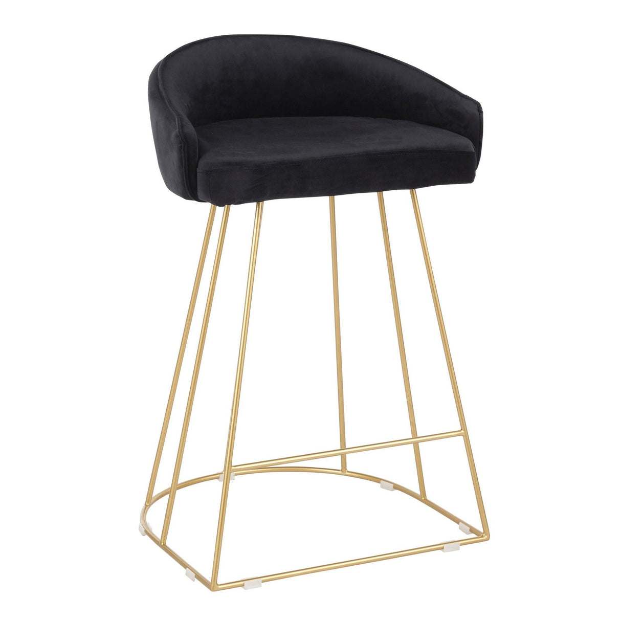 Canary - Counter Stool (Set of 2) - Gold Metal