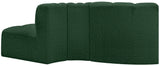 Arc - Boucle Fabric 3 Piece Modular Sofa