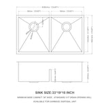 Modern Double Bowl Undermount Sink Design With 10" Deep Basins