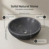 Bathroom Vessel Sink, Circular Design