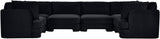 Hammond - Velvet Performance Fabric Upholstered 6 Piece U-Shaped Sectional