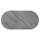 Yukino - Coffee Table - Gray High Gloss & Chrome