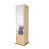 360 Degrees Rotating Makeup Cabinet With Full-Length Mirror, Jewelry Storage