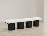 Pavilion - 4 Piece Modular Bench With Black Base