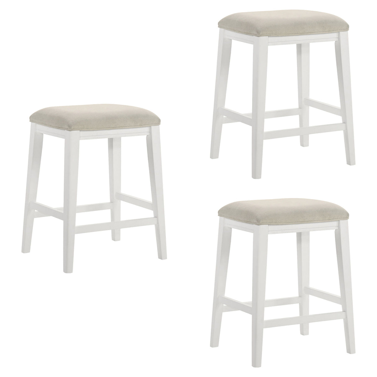 Jane - Contemporary Transitional Wood Counter Height Kitchen Bar Stool