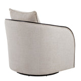 Gemma - Upholstered Contemporary Swivel Accent Chair