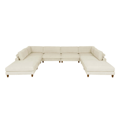 Modern Modular Sectional With Adjustable Back Support