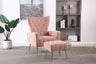 Accent Chair With Ottoman, Comfy Armchair For Living Room