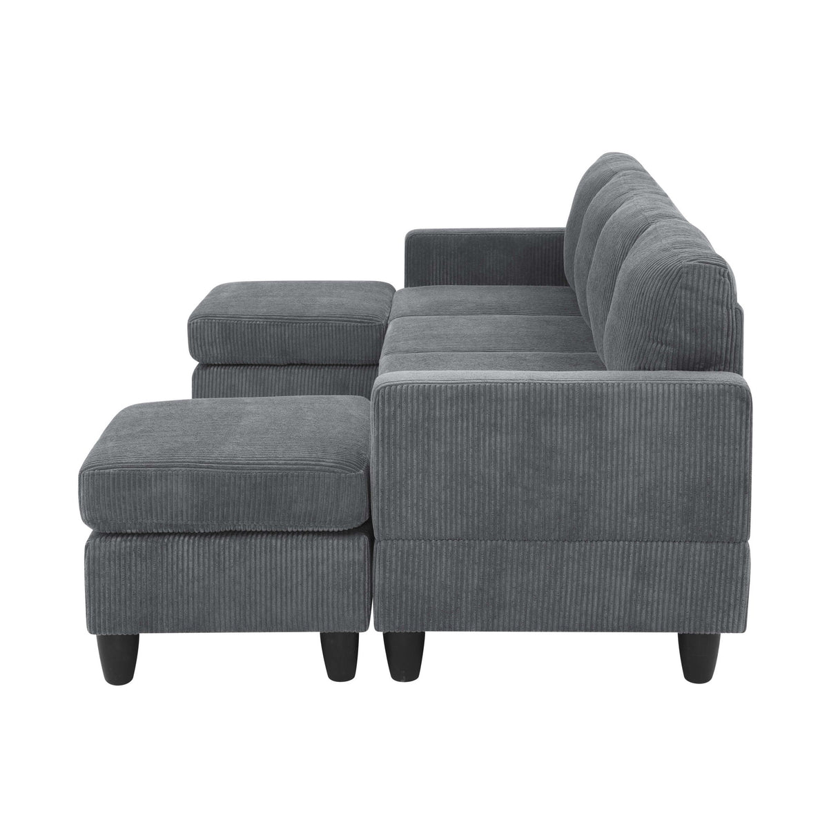 Modular Sectional With 2 Ottomans