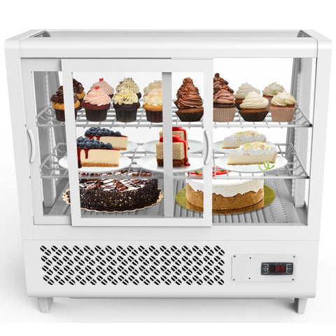 27 in. Countertop Display Refrigerator - 3.6 Cu Ft. CDC-3C-WH