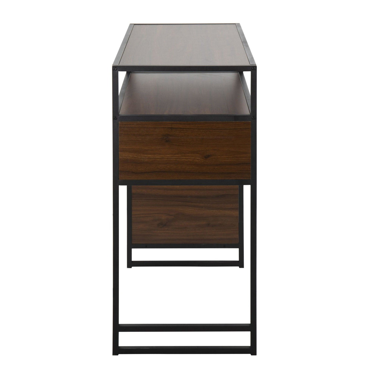 Display - Farmhouse Bar Height Table With Storage Space For Dining Room