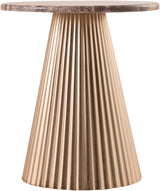 Cindra - Genuine Marble Top And Iron Base Table