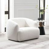 Lucifer - Chair - White Shimmer Chenille
