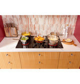 GE JEP5030DTBB - 30 in. 5-Burner Electric Cooktop with Simmer Burner & Power Burner - Black