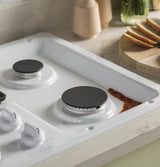 GE JGP3036DLWW - 36 in. 5-Burner Natural Gas Cooktop with Simmer Burner & Power Burner - White