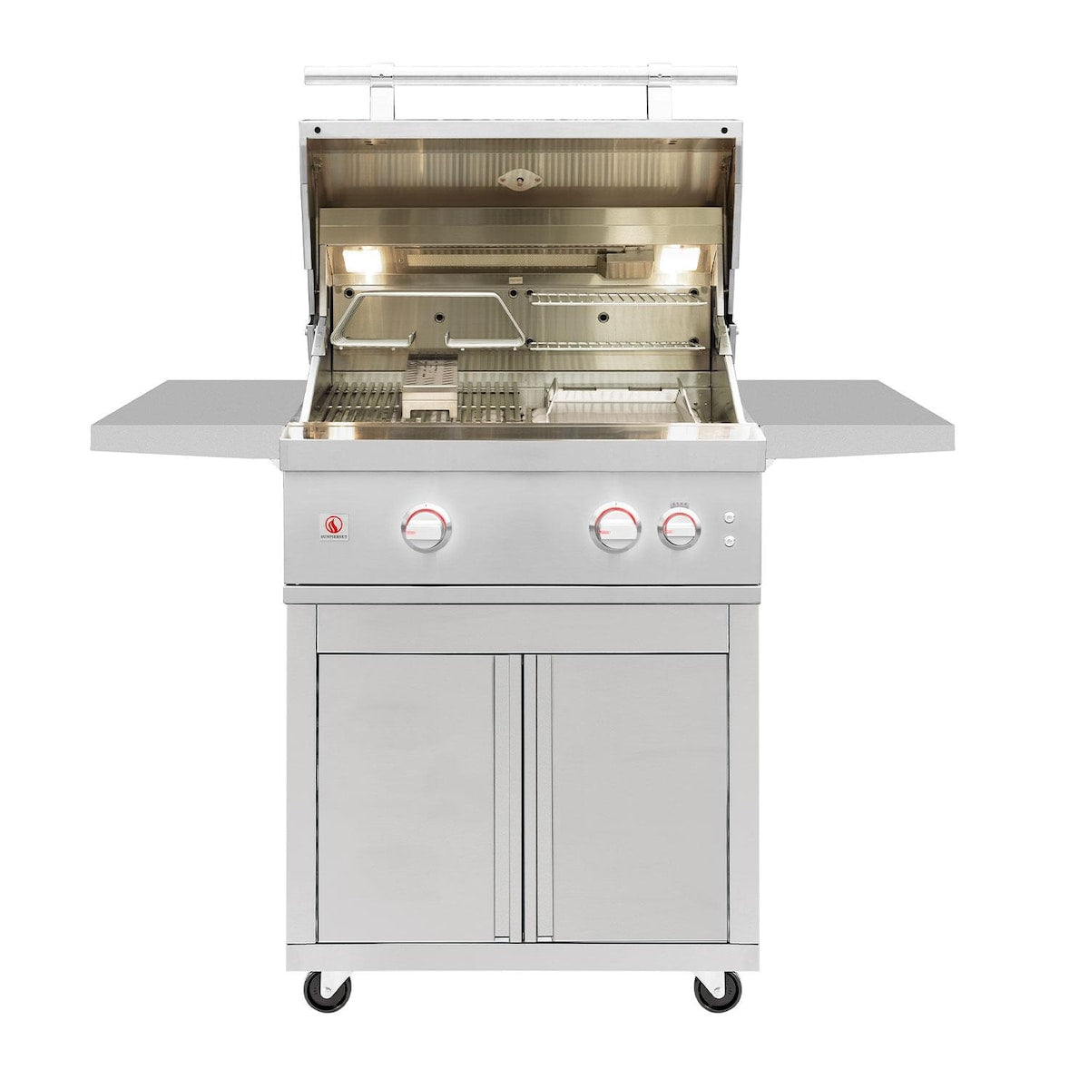 Summerset Quest 30-in 2 Burner Freestanding Propane Grill w/ Rear Infrared Burner, Rotisserie Kit, & Drop-In Griddle Plate