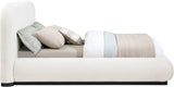 Vaughn - Boucle Bed With Black Base