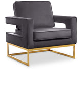Noah - Accent Chair with Gold Legs