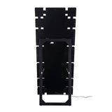 Noralie - Floor Mirror With Faux Diamonds - Mirrored