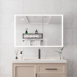 Bathroom Medicine Cabinet With Lights, LED Medicine Cabinet With Mirror, Lighted Medicine Cabinet With Defogger