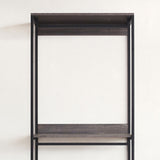 Monica - Farmhouse Industrial Wood Walk In Closet