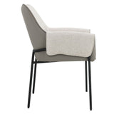 Jirina - Arm Chair (Set of 2) - Beige Chenille