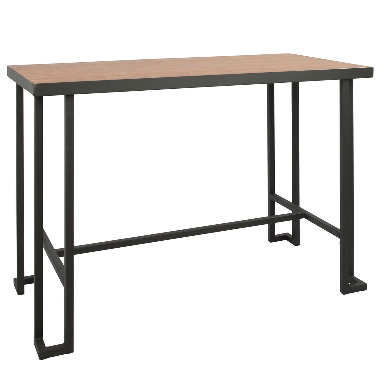 Roman - Counter Table - Gray And Natural