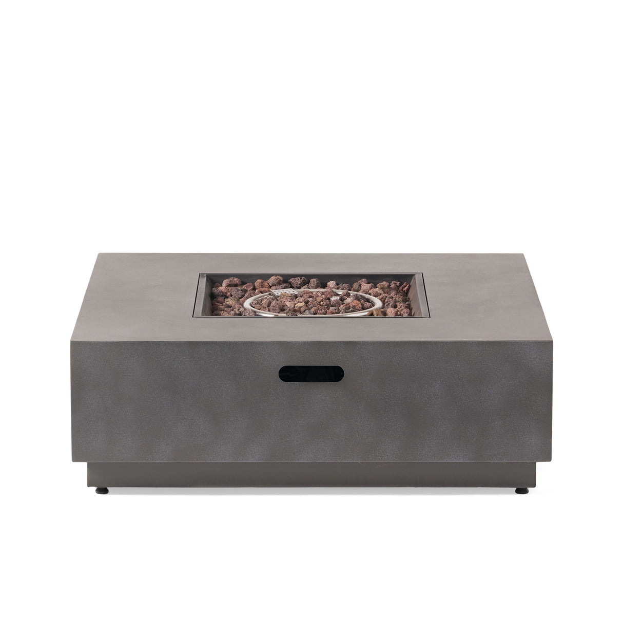 Modern Square Fire Pit With 50,000 Btu
