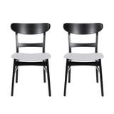 5 Piece Dining Set With Table And 4 Upholstered Chairs
