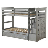 Allentown - Bunk Bed w/Storage Ladder & Trundle