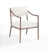 Bastille - Upholstered Dining Arm Chair (Set of 2) - Bronze Frame
