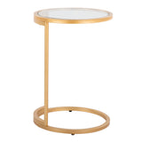 Zenn - Round End Table With Stylish Design