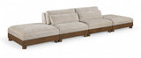 Turin - Fabric Upholstered Modular Sectional - Taupe