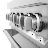 30 in. Kitchen Package with Stainless Steel Dual Fuel Range, Range Hood, Microwave Drawer and Classic Dishwasher - (4KPRARH30MWDW) -