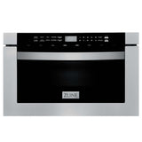 30 in. Kitchen Package with Stainless Steel Dual Fuel Range, Range Hood, Microwave Drawer and Classic Dishwasher - (4KPRARH30MWDW) -