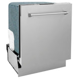 30 in. Kitchen Package with Stainless Steel Dual Fuel Range, Range Hood, Microwave Drawer and Classic Dishwasher - (4KPRARH30MWDW) -