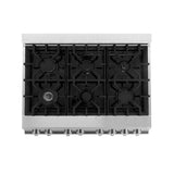 36 in. Kitchen Package with Stainless Steel Dual Fuel Range, Range Hood, Microwave Drawer and Classic Dishwasher - (4KPRARH36MWDW) -