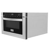 36 in. Kitchen Package with Stainless Steel Dual Fuel Range, Range Hood, Microwave Drawer and Classic Dishwasher - (4KPRARH36MWDW) -