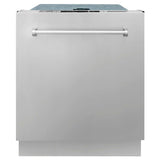 36 in. Kitchen Package with Stainless Steel Dual Fuel Range, Range Hood, Microwave Drawer and Classic Dishwasher - (4KPRARH36MWDW) -