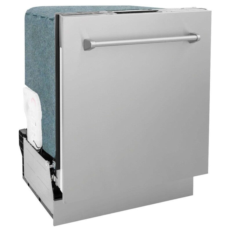 36 in. Kitchen Package with Stainless Steel Dual Fuel Range, Range Hood, Microwave Drawer and Classic Dishwasher - (4KPRARH36MWDW) -