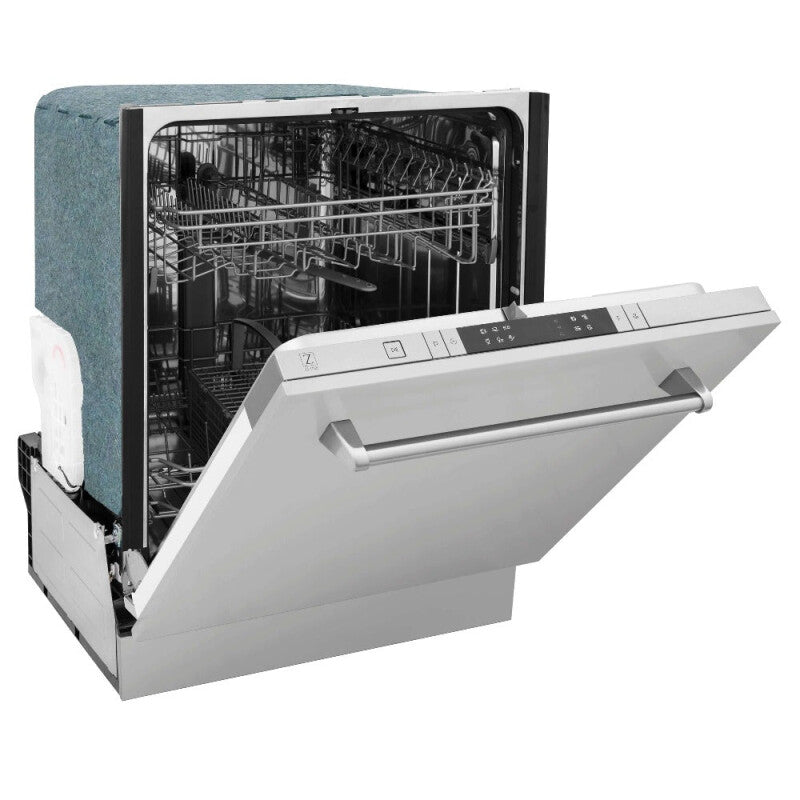 36 in. Kitchen Package with Stainless Steel Dual Fuel Range, Range Hood, Microwave Drawer and Classic Dishwasher - (4KPRARH36MWDW) -