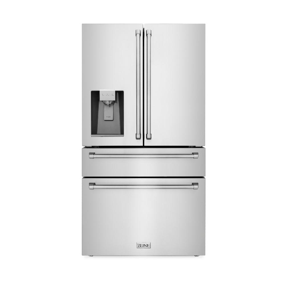 Kitchen Package with Water and Ice Dispenser Refrigerator, 30 in. Gas Range, 30 in. Range Hood, and 24 in. Tall Tub Dishwasher - (4KPRWSGRRH30DWV) -