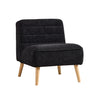 Upholstered Armless Accent Chair
