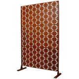 Outdoor & Indoor Metal Privacy Freestanding Decorative Screen